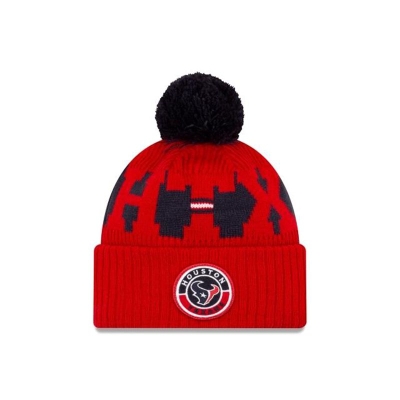 Sapca New Era Houston Texans NFL Alternate Cold Weather Sport Knit Beanie - Rosii